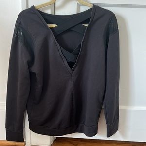 The North Face mesh cris cross pullover